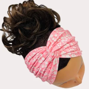 Floral Turban Headband, Twisted Headband,